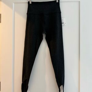 Beyond Yoga Black Stirrup Leggings with High Waistband